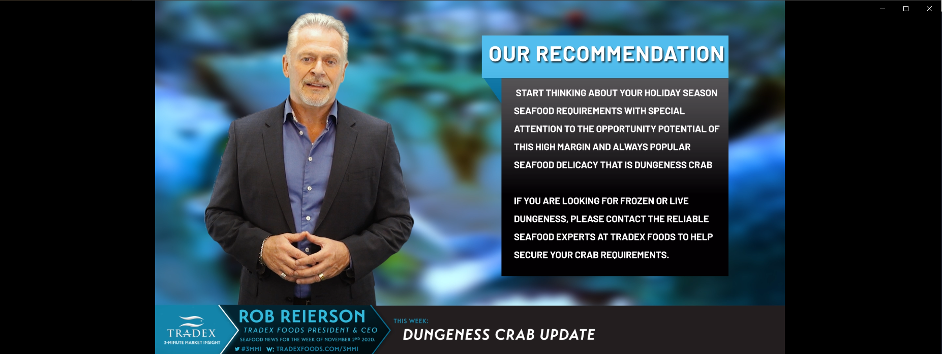 Global Dungeness Crab Fall Market Update