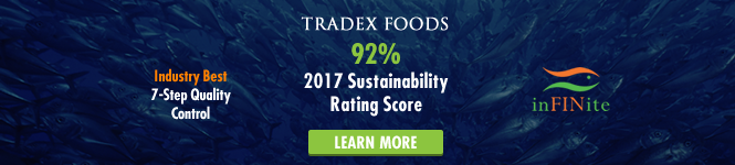Learn more about our 92% Sustainability Rating Tradex Foods Sustainability