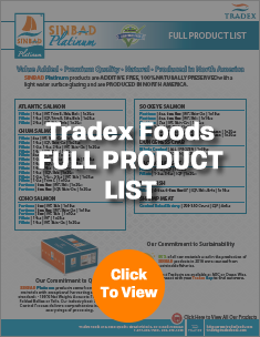 Tradex Foods Full Product List