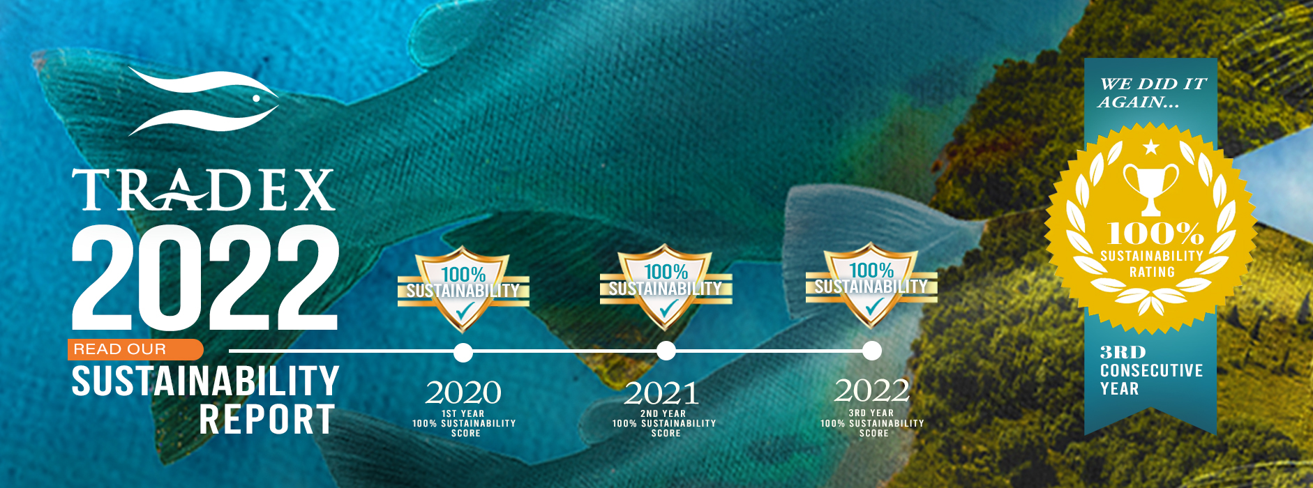 Read the most recent Tradex Sustainability Report! Read the most recent Tradex Sustainability Report