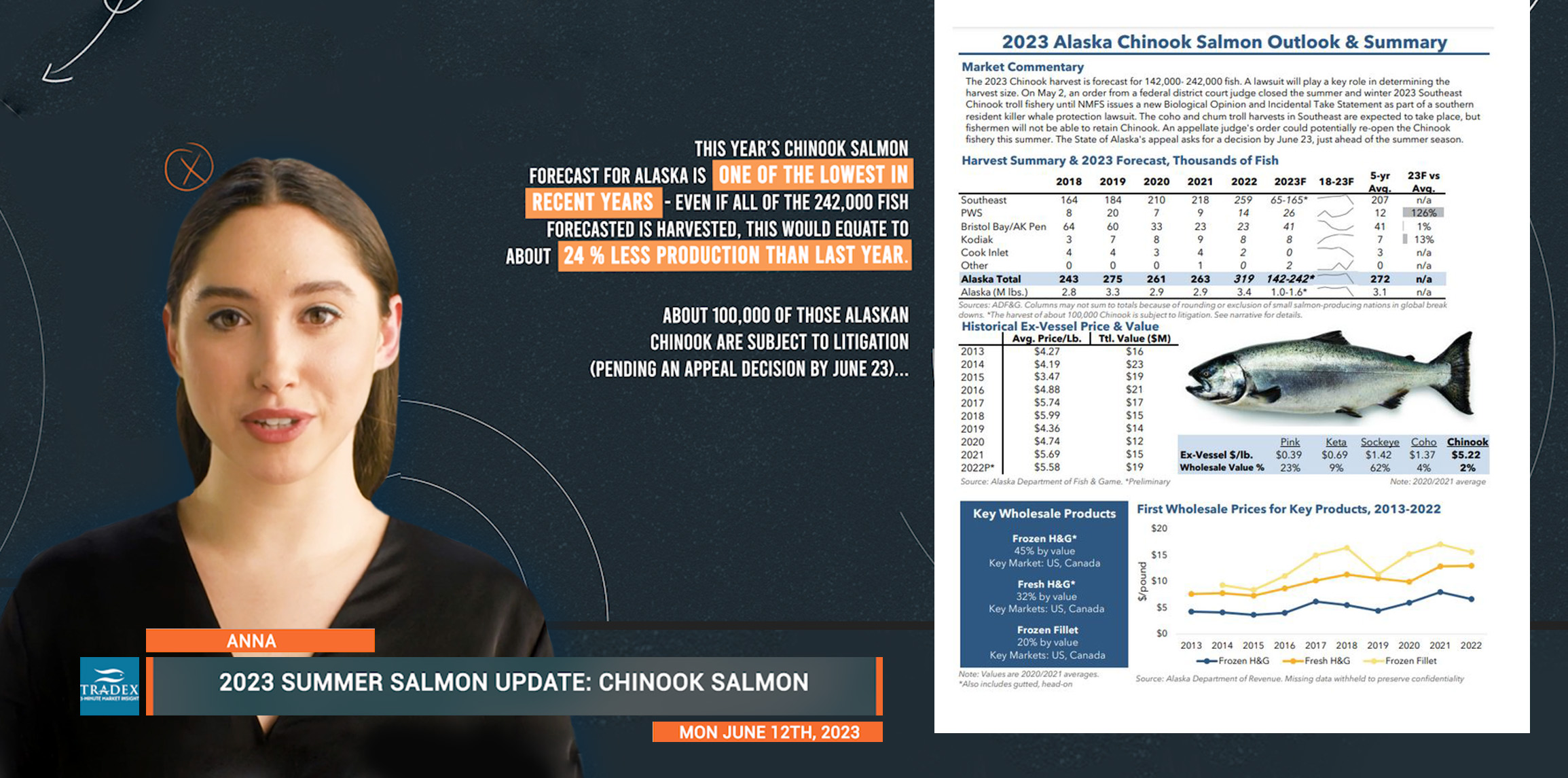 2023 Alaska Cjinook Salmon Outlook & Summary