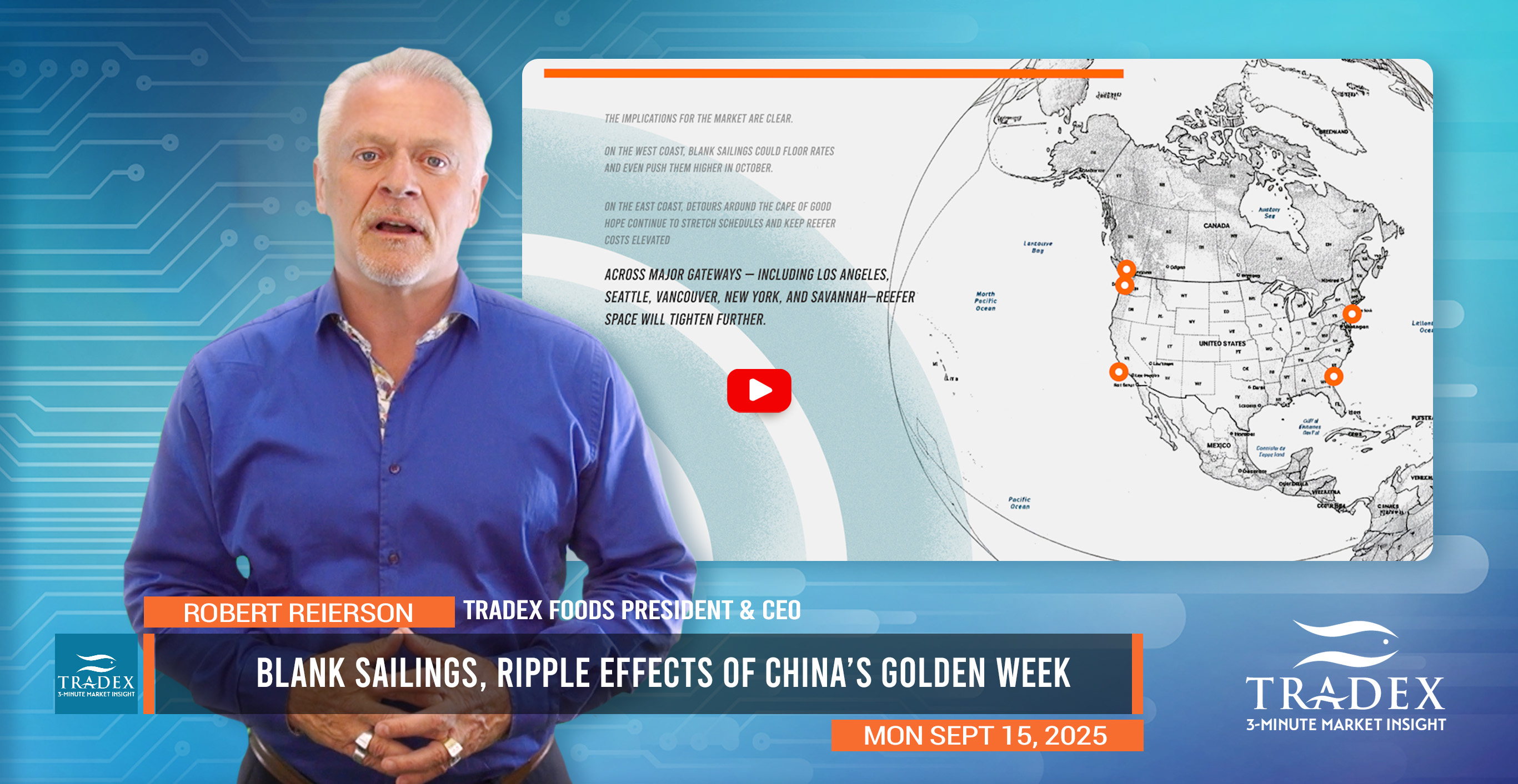 Blank Sailings, China’s Golden Week