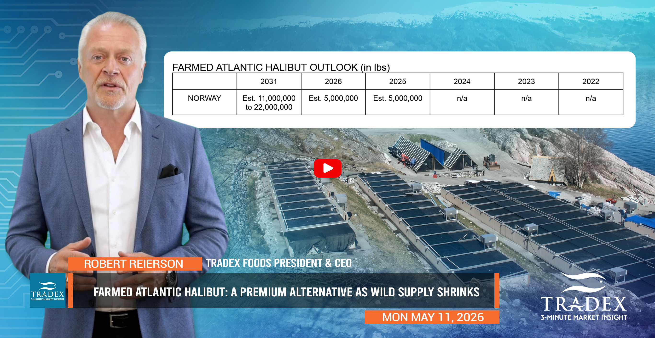 Farmed Atlantic Halibut: The Premium Alternative as Wild Supply Shrinks