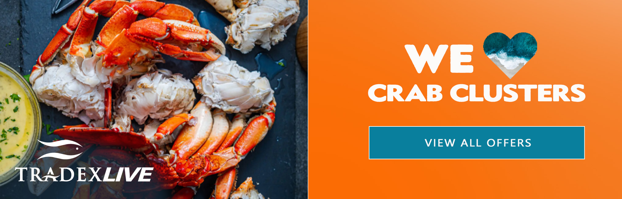 TRADEXLIVE - VIEW ALL OFFERS ON CRAB CLUSTERS